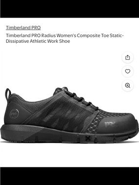 Timberland PRO Black Women's Composite-Toe Work Sneaker